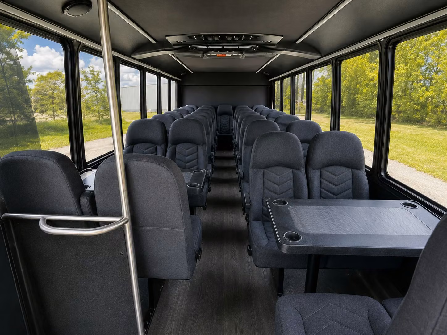 20 passenger minibus interior