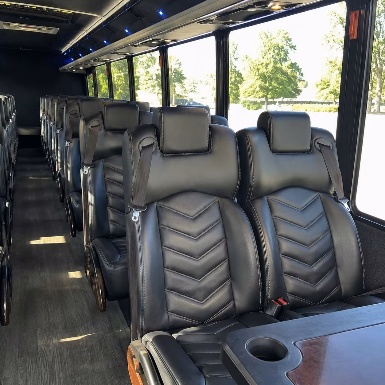 30 passenger minibus interior