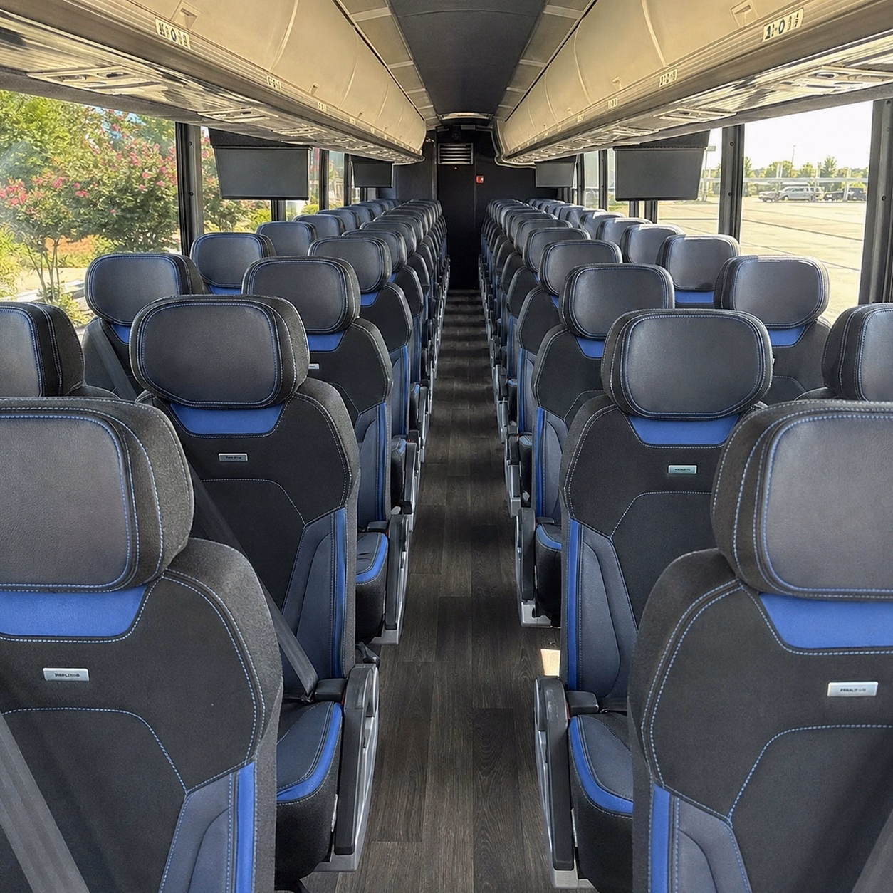 el monte charter bus interior