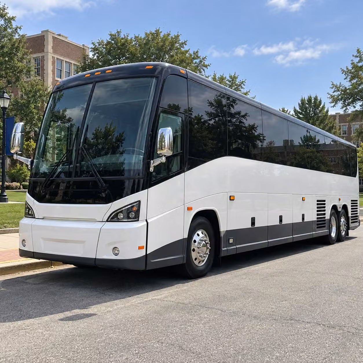 el monte groups heading to las vegas a long distance charter bus makes the drive easy