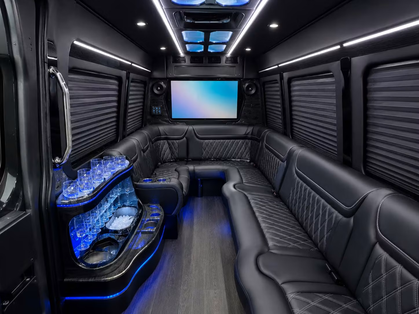 sprinter vans and limo buses for el monte prom groups who want something a little different